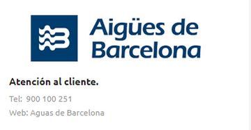 logo aiguës Barcelona atención al cliente